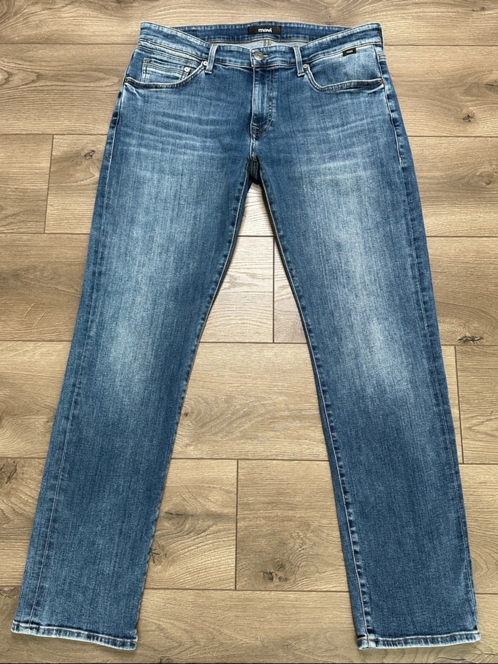 Mavi Marcus 31” Slim Straight Leg Stretch Blue Jeans Size 34